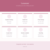 Lunaease™ Heat Belt — Period Pain Relief